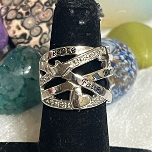 Michael Anthony Peace Faith Hope Ring